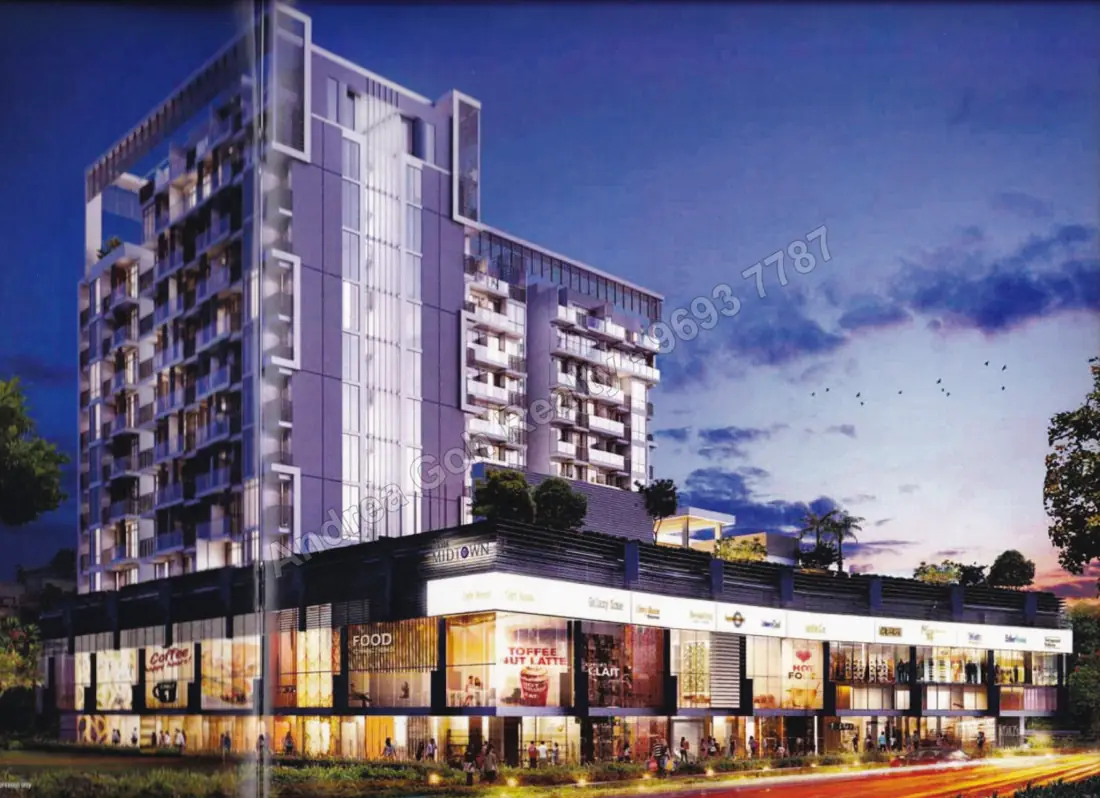The Midtown façade — artist's impression (developer's brochure)